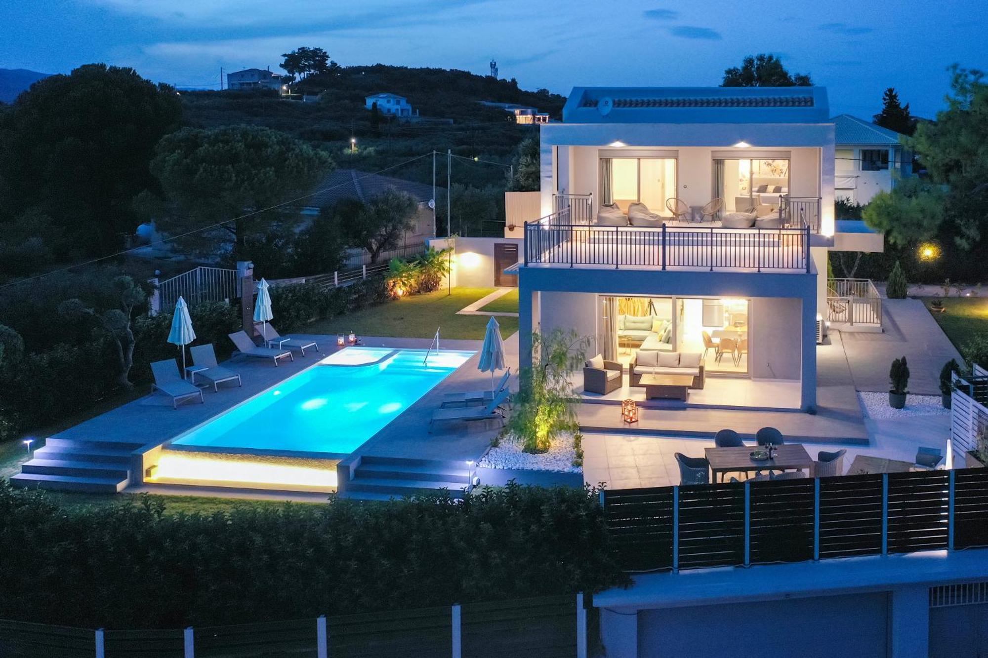 Villa Nick Art Lithakia  Exteriör bild